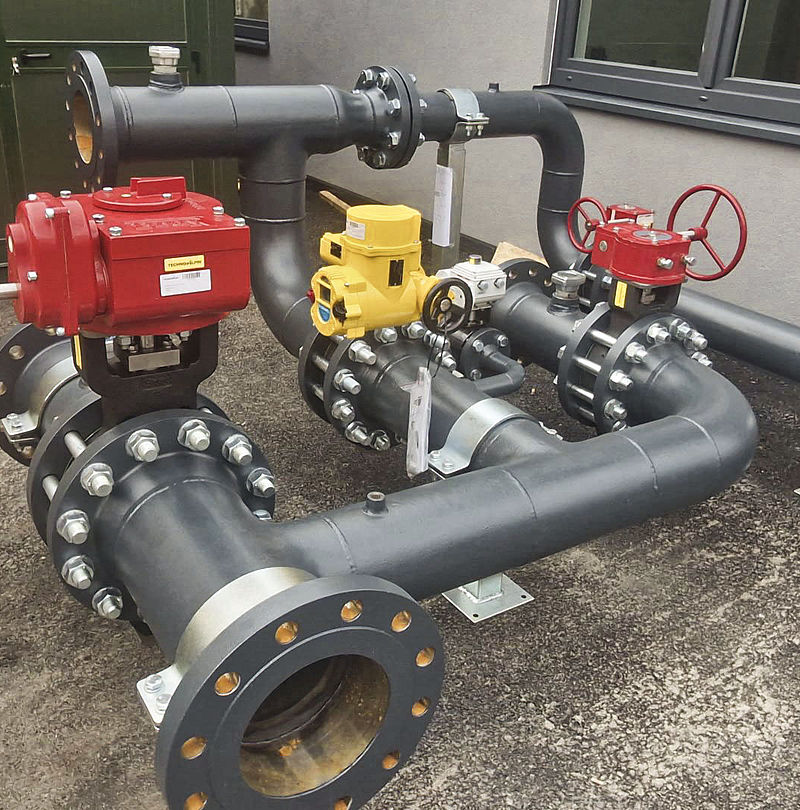 Vormontierte Teile der Pumpssystems