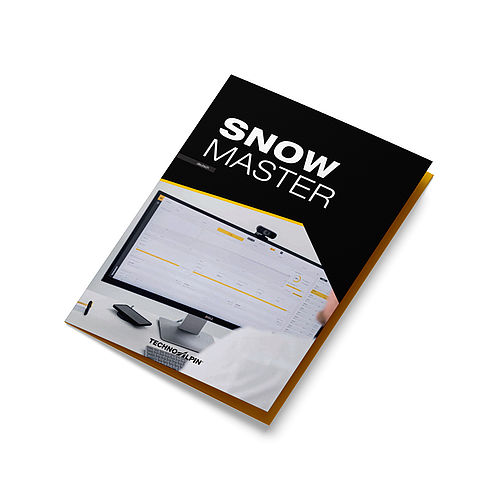 SNOWMASTER Broschüre von TechnoAlpin mit Produktinformationen