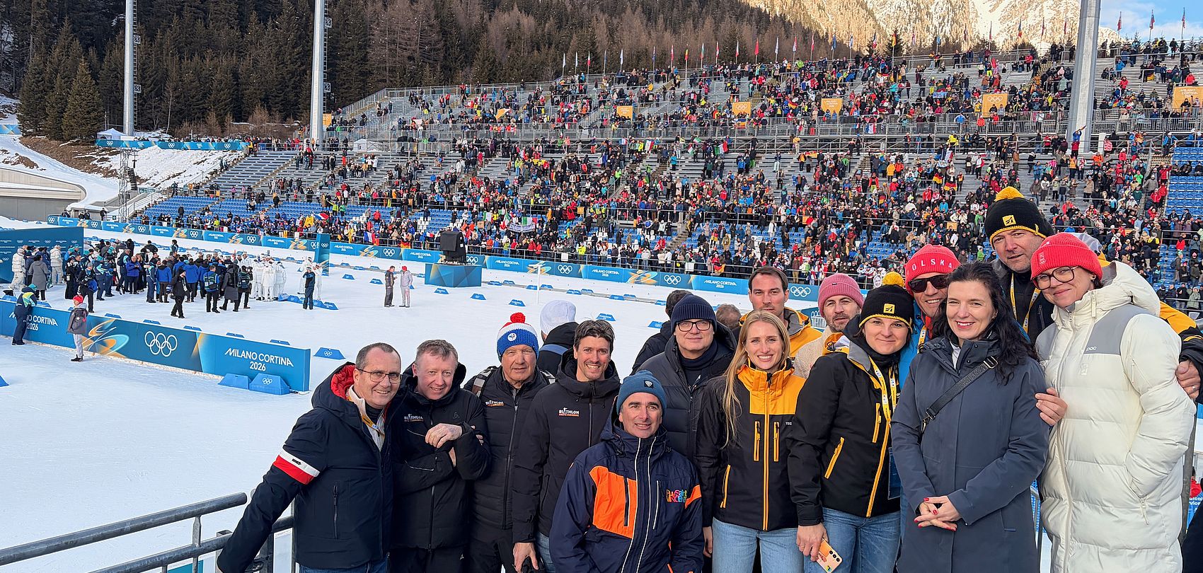 Zákazníčky a zákazníci sledujú olympijské súťaže v Anterselve a zažívajú zimné športy na najvyššej úrovni.