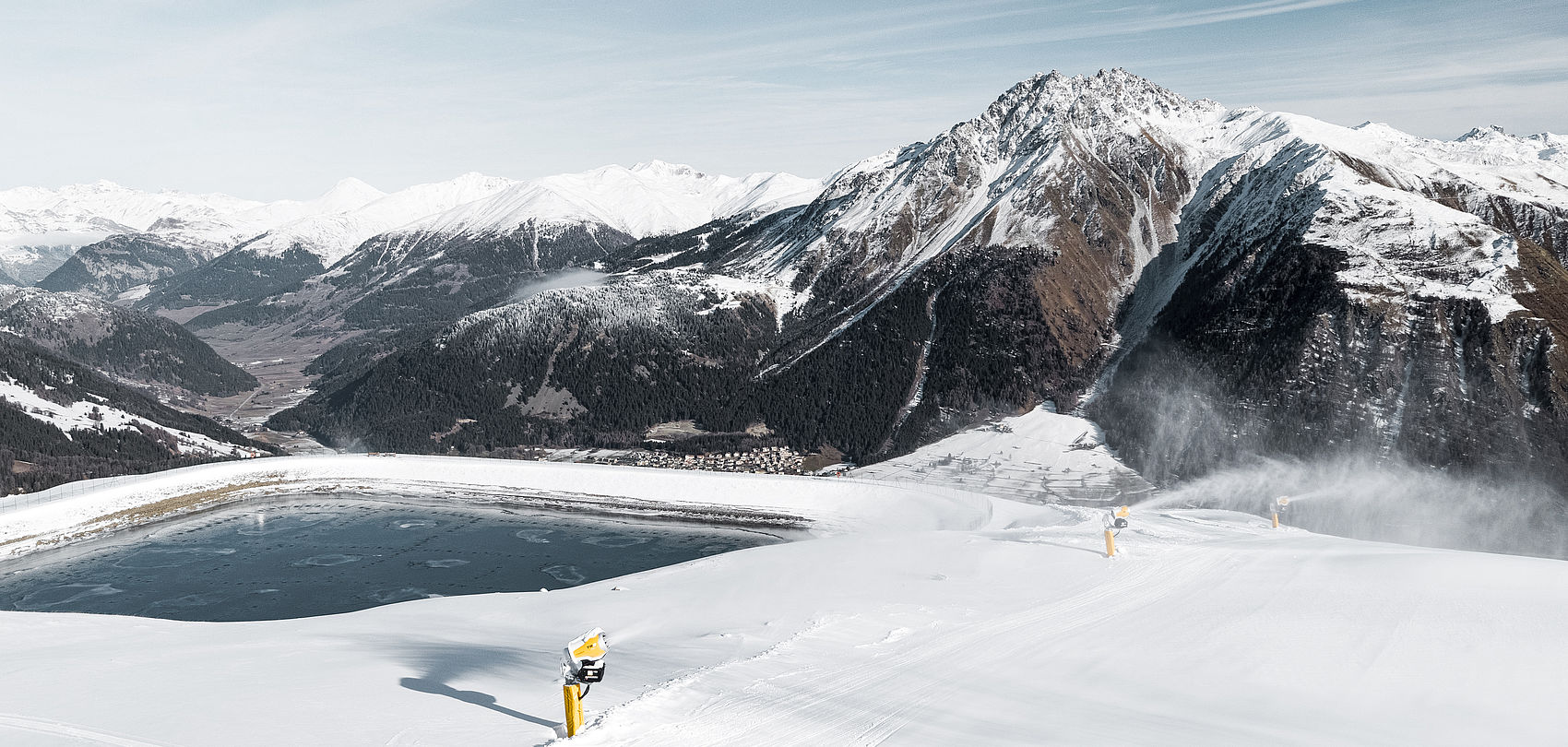 TechnoAlpin bassin de stockage hiver développement durable