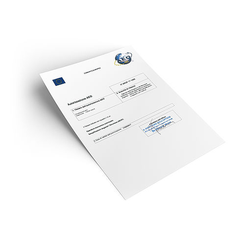 AEO-Zertifikat der EU für TechnoAlpin als zugelassener Wirtschaftsbeteiligter