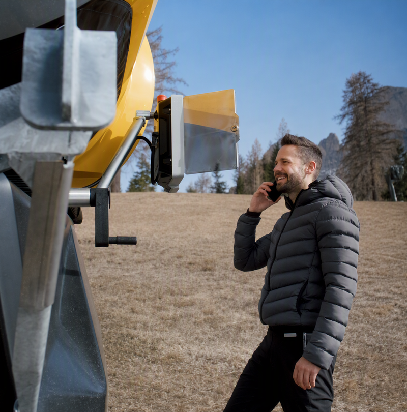 Anruf beim TechnoAlpin Remote Support