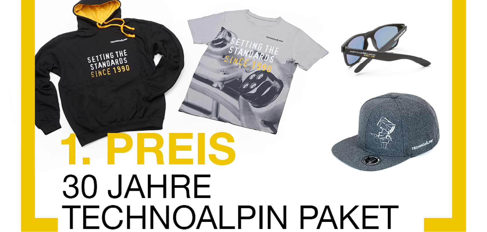 TechnoAlpin 30 Jahre Geburtstags-Paket mit Hoodie, T-Shirt und Accessoires