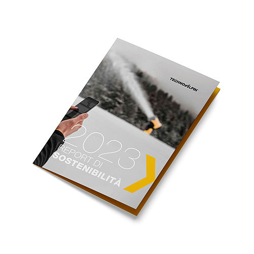 TechnoAlpin Rapporto di Sostenibilità Mockup IT