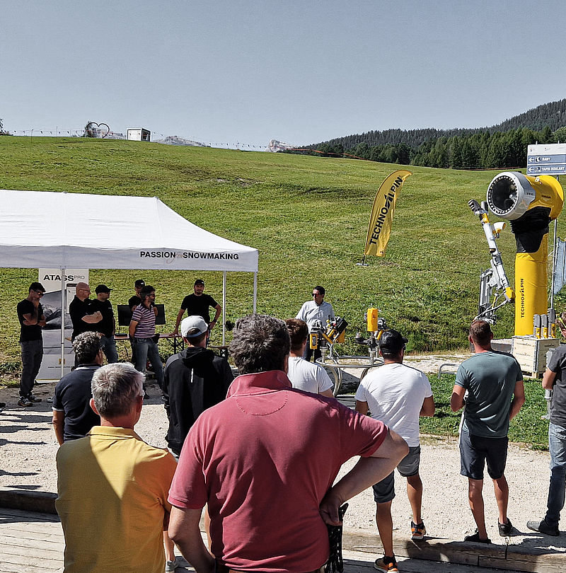 TechnoAlpin Roadshow Cortina Teilnehmer