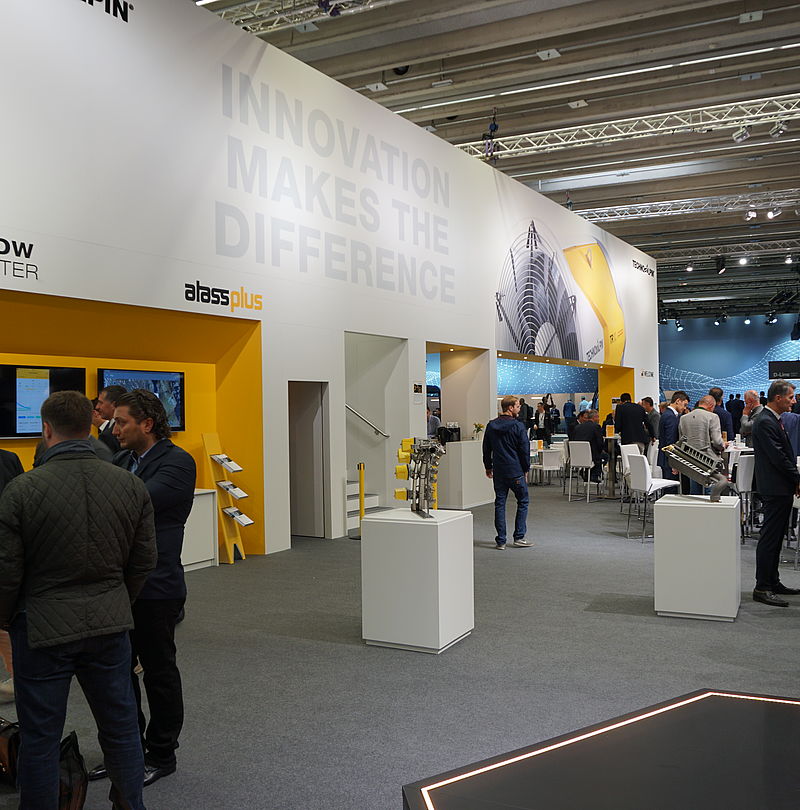 Interalpin Messe Produktpräsentation Schneesystem