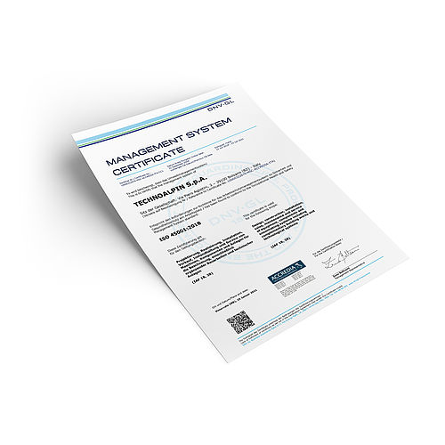 DNV-GL Zertifikat ISO 45001:2018 für Arbeits- und Gesundheitsschutz bei TechnoAlpin
