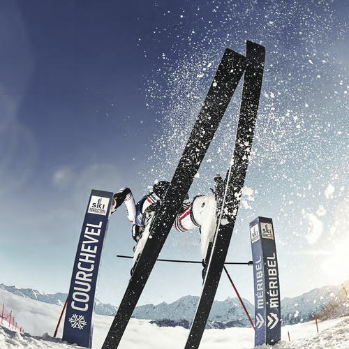 Courchevel-Méribel Skigebiet Frankreich